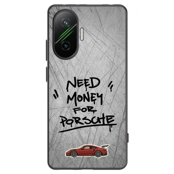 Picasee silikonowe czarne etui na Xiaomi Poco F7 5G - Grey Drift