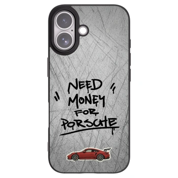 Picasee silikonowe czarne etui na Apple iPhone 17 - Grey Drift
