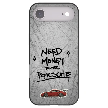 Picasee silikonowe czarne etui na Apple iPhone Air - Grey Drift