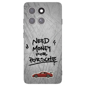 Picasee silikonowe czarne etui na Motorola Edge 60 Pro - Grey Drift