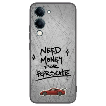 Picasee silikonowe czarne etui na Vivo Y29s 5G - Grey Drift