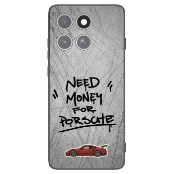 Picasee silikonowe czarne etui na Motorola Edge 60 Fusion - Grey Drift