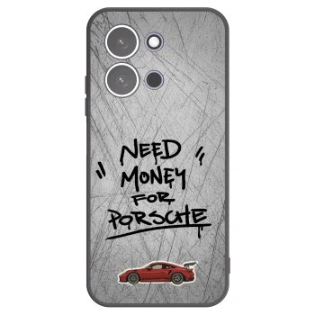 Picasee silikonowe czarne etui na Xiaomi Redmi 15C 5G - Grey Drift