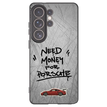 Picasee silikonowe czarne etui na Samsung Galaxy S26 Ultra - Grey Drift