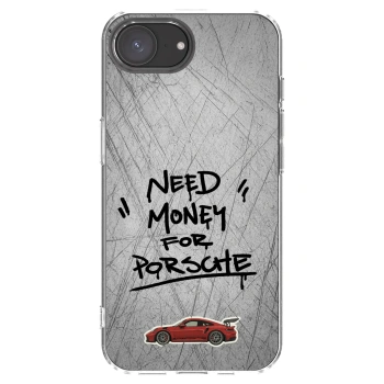 Picasee silikonowe przeźroczyste etui na Apple iPhone 17e - Grey Drift