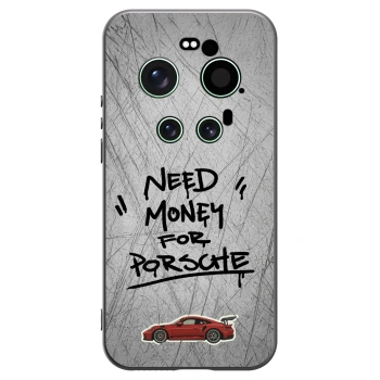 Picasee silikonowe czarne etui na Xiaomi 17 Ultra - Grey Drift