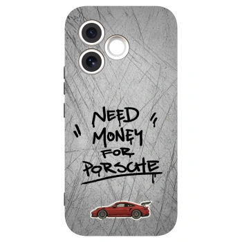 Picasee silikonowe czarne etui na Honor 600 Lite - Grey Drift
