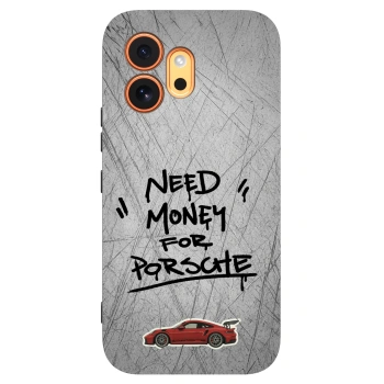 Picasee silikonowe czarne etui na Honor 600 - Grey Drift