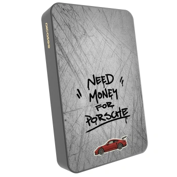 Picasee Powerbank z MagSafe 10 000 mAh Szary - Grey Drift