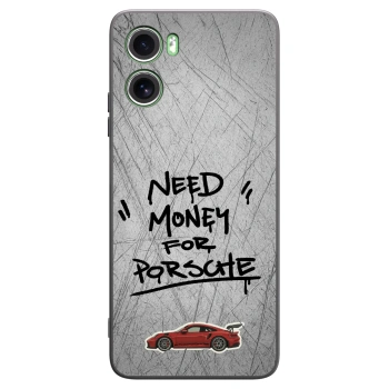 Picasee silikonowe czarne etui na Motorola Moto G06 - Grey Drift