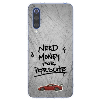 Picasee silikonowe przeźroczyste etui na Xiaomi Mi 9 SE - Grey Drift