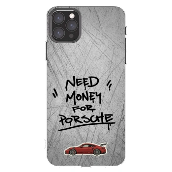 Picasee silikonowe przeźroczyste etui na Apple iPhone 11 Pro Max - Grey Drift