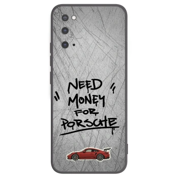 Picasee silikonowe czarne etui na Samsung Galaxy S20 G980F - Grey Drift
