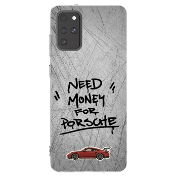 Picasee silikonowe przeźroczyste etui na Samsung Galaxy S20+ G985F - Grey Drift