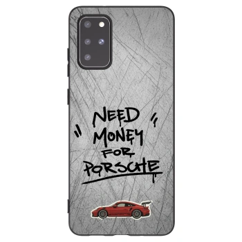 Picasee silikonowe czarne etui na Samsung Galaxy S20+ G985F - Grey Drift