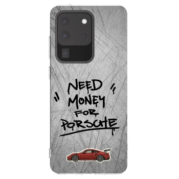 Picasee silikonowe przeźroczyste etui na Samsung Galaxy S20 Ultra 5G G988F - Grey Drift