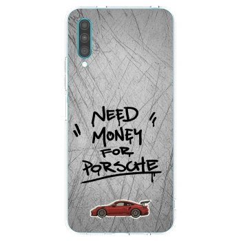 Picasee silikonowe przeźroczyste etui na Samsung Galaxy A30s A307F - Grey Drift