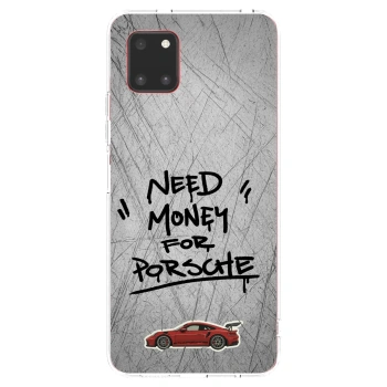 Picasee silikonowe przeźroczyste etui na Samsung Galaxy Note 10 Lite N770F - Grey Drift