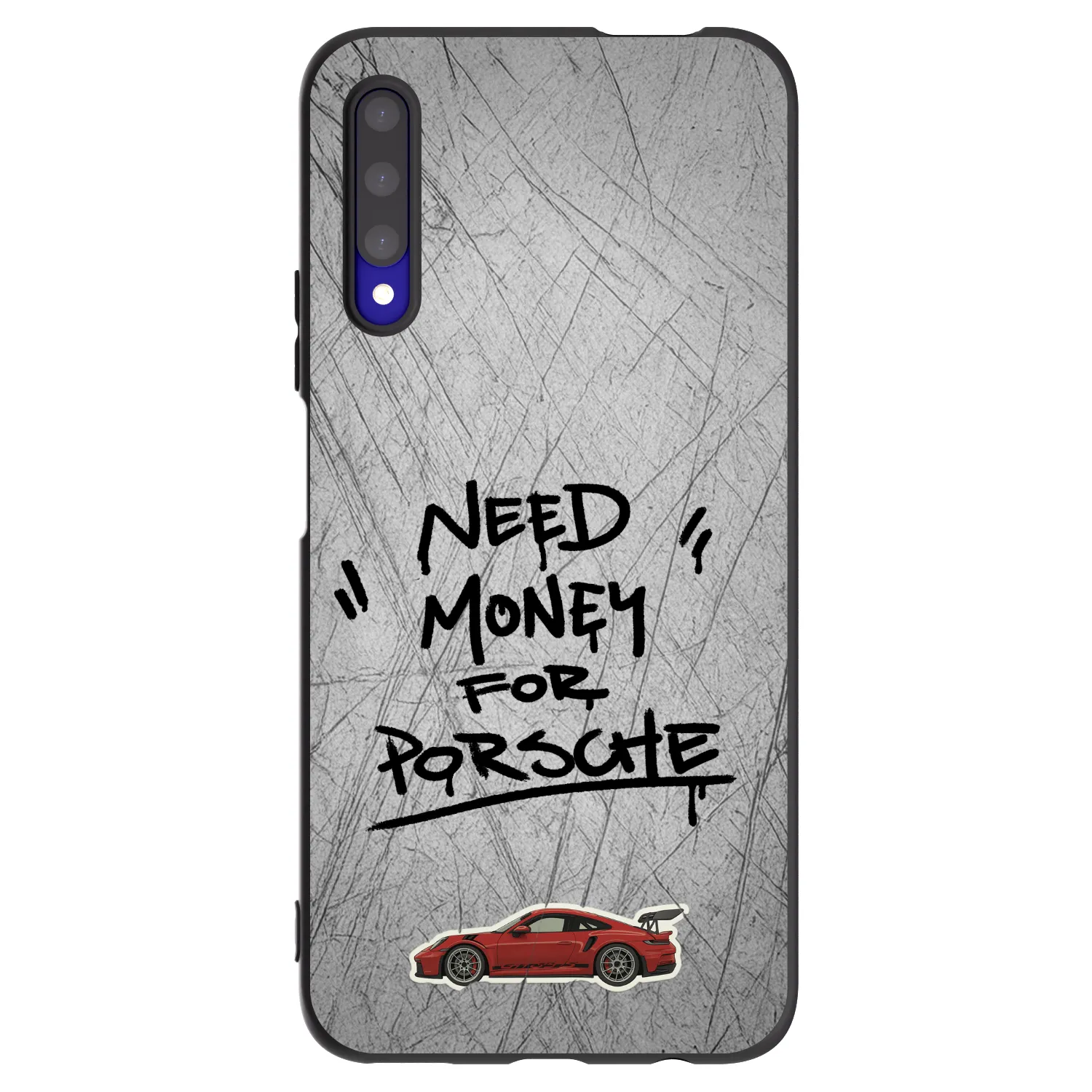 Picasee silikonowe czarne etui na Honor 9X Pro - Grey Drift