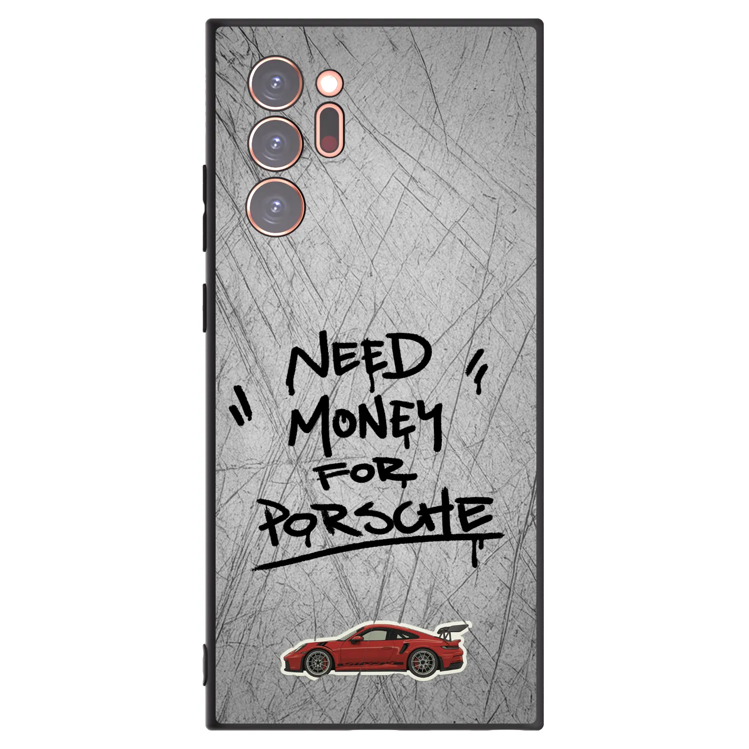 Picasee silikonowe czarne etui na Samsung Galaxy Note 20 Ultra - Grey Drift