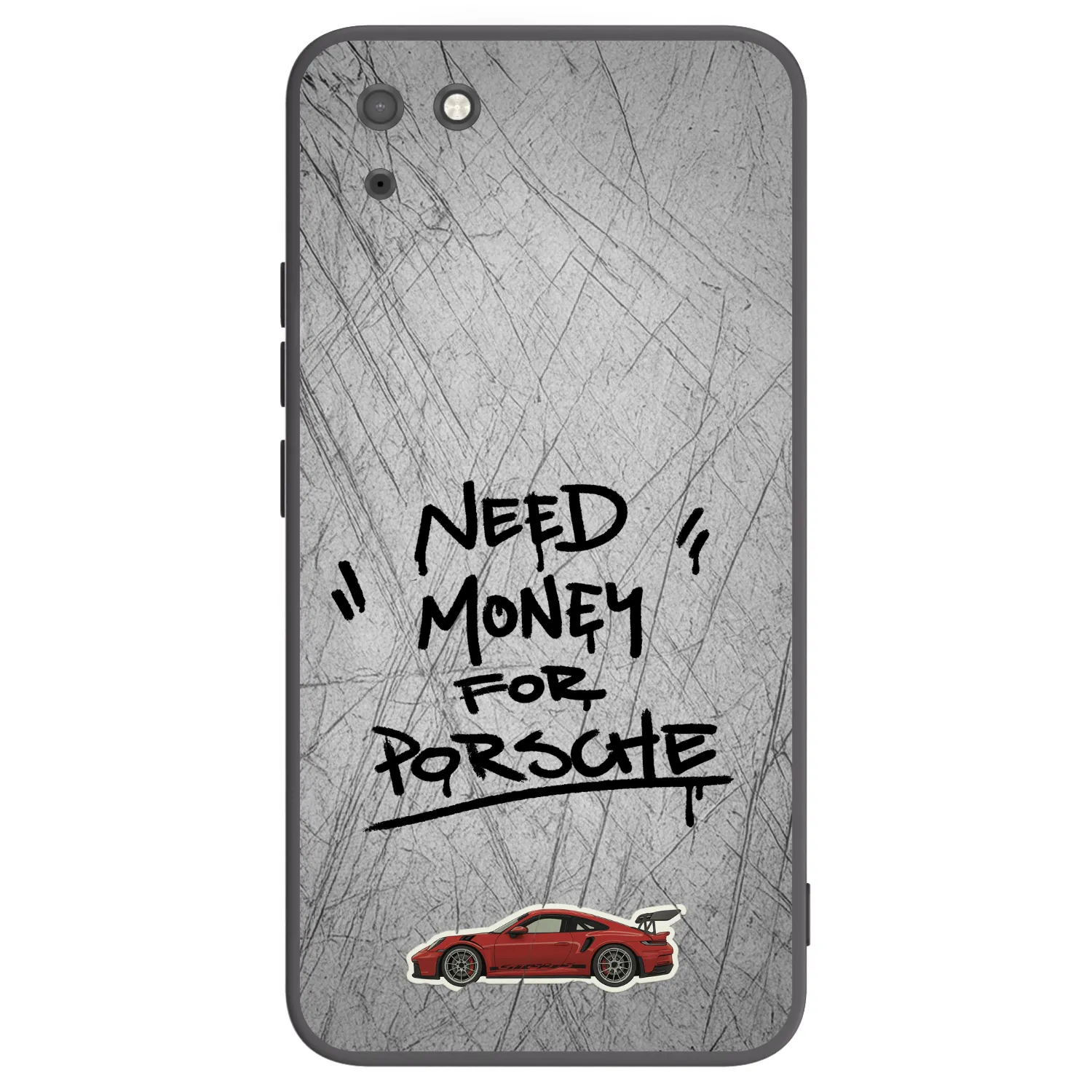 Picasee silikonowe czarne etui na Huawei Y5P - Grey Drift