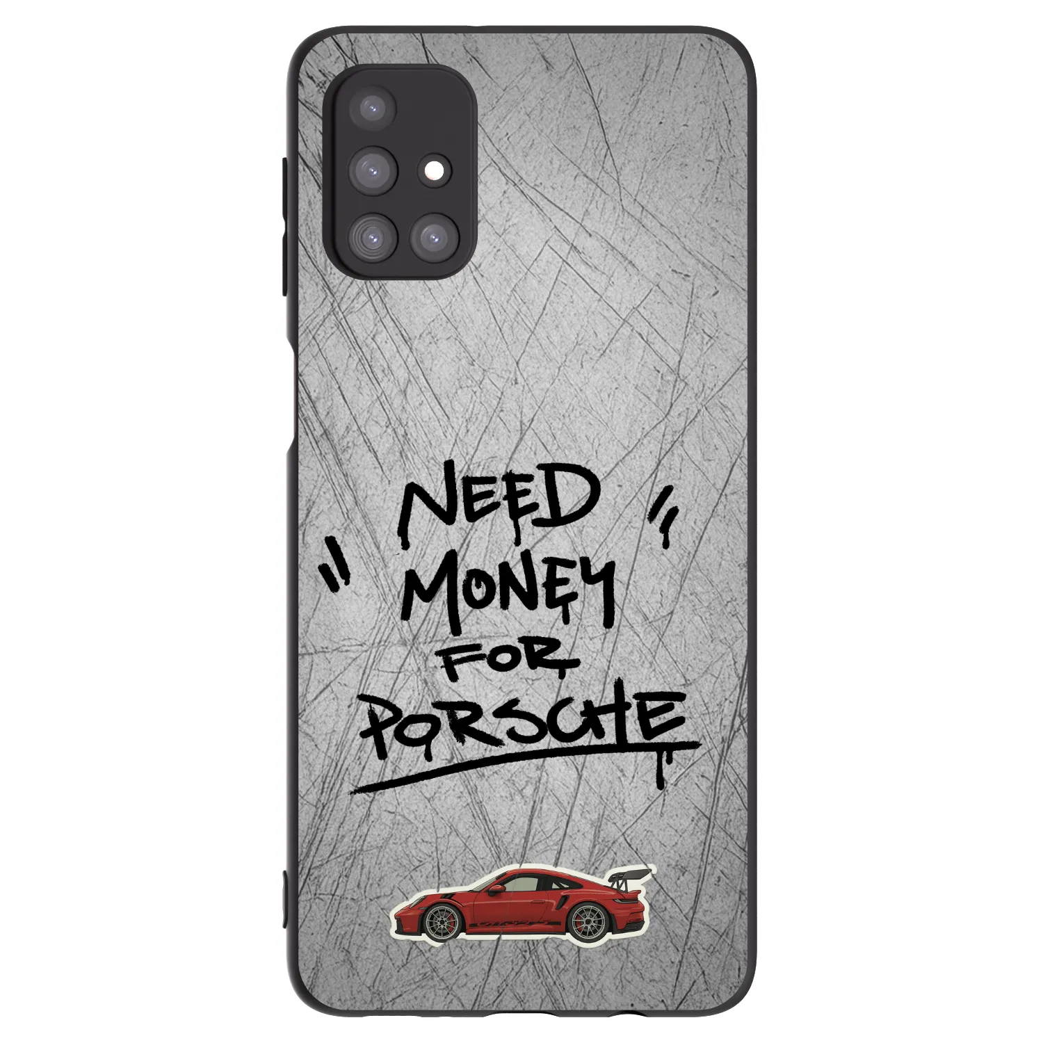 Picasee silikonowe czarne etui na Samsung Galaxy M31s - Grey Drift