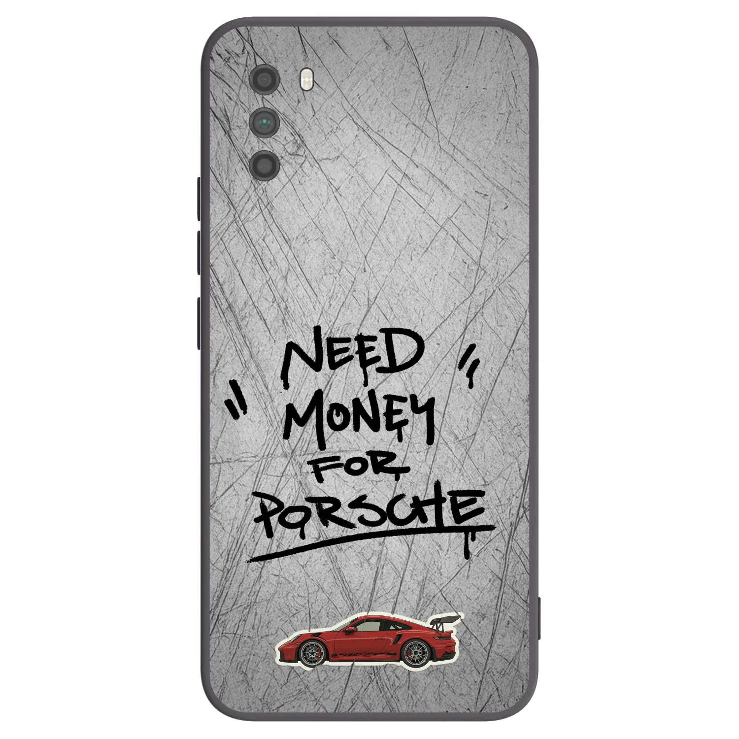 Picasee silikonowe czarne etui na Xiaomi Poco M3 - Grey Drift