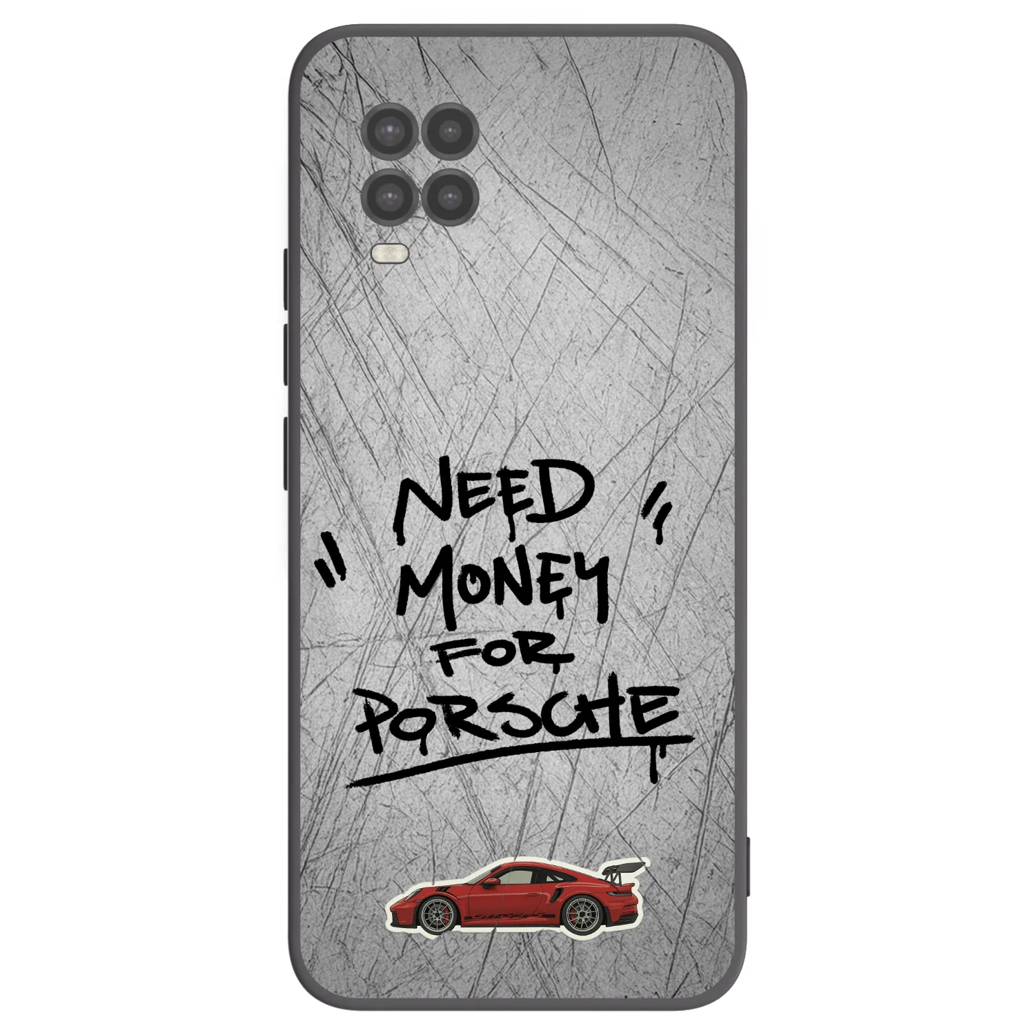 Picasee silikonowe czarne etui na Xiaomi Mi 10 Lite - Grey Drift