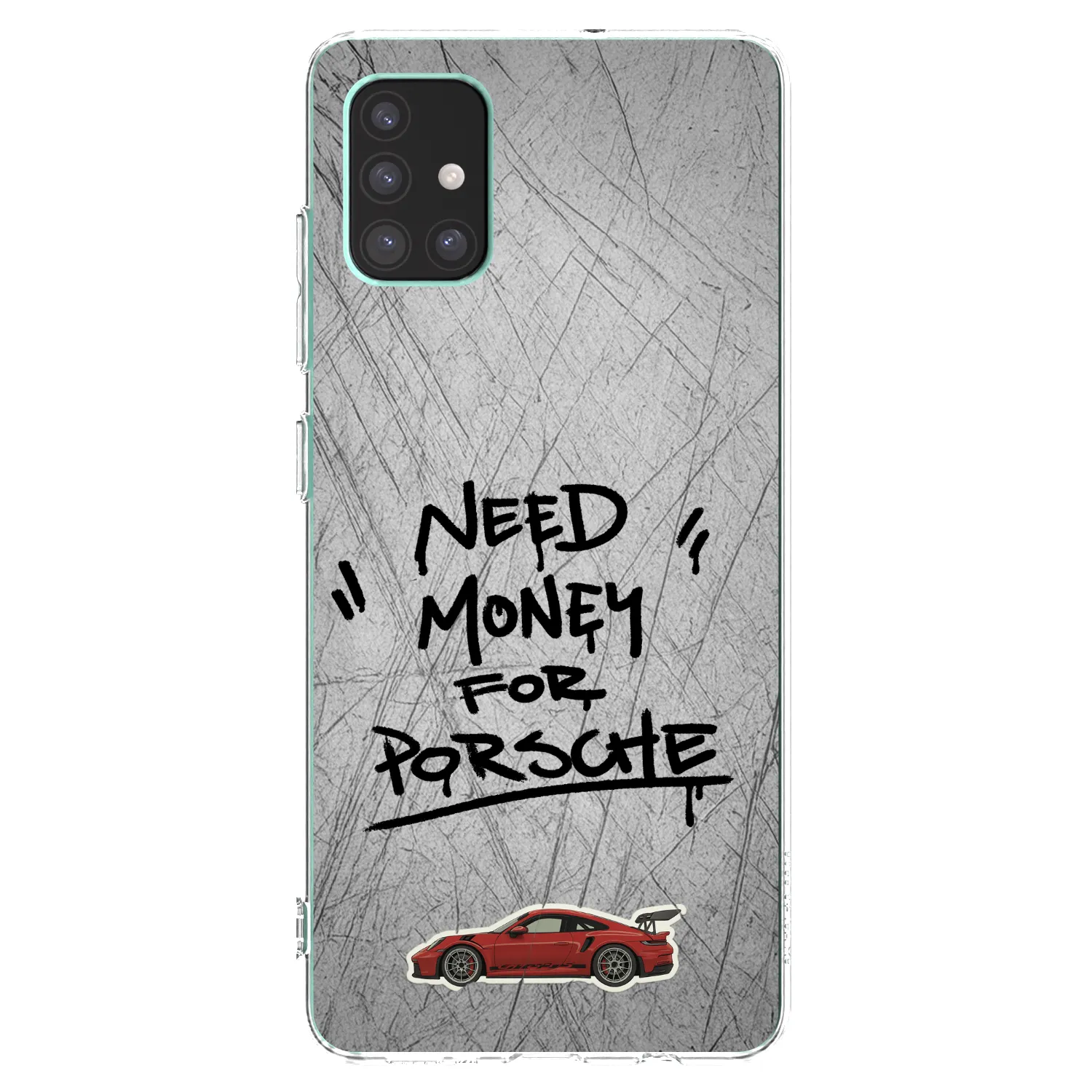 Picasee silikonowe przeźroczyste etui na Samsung Galaxy M51 M515F - Grey Drift