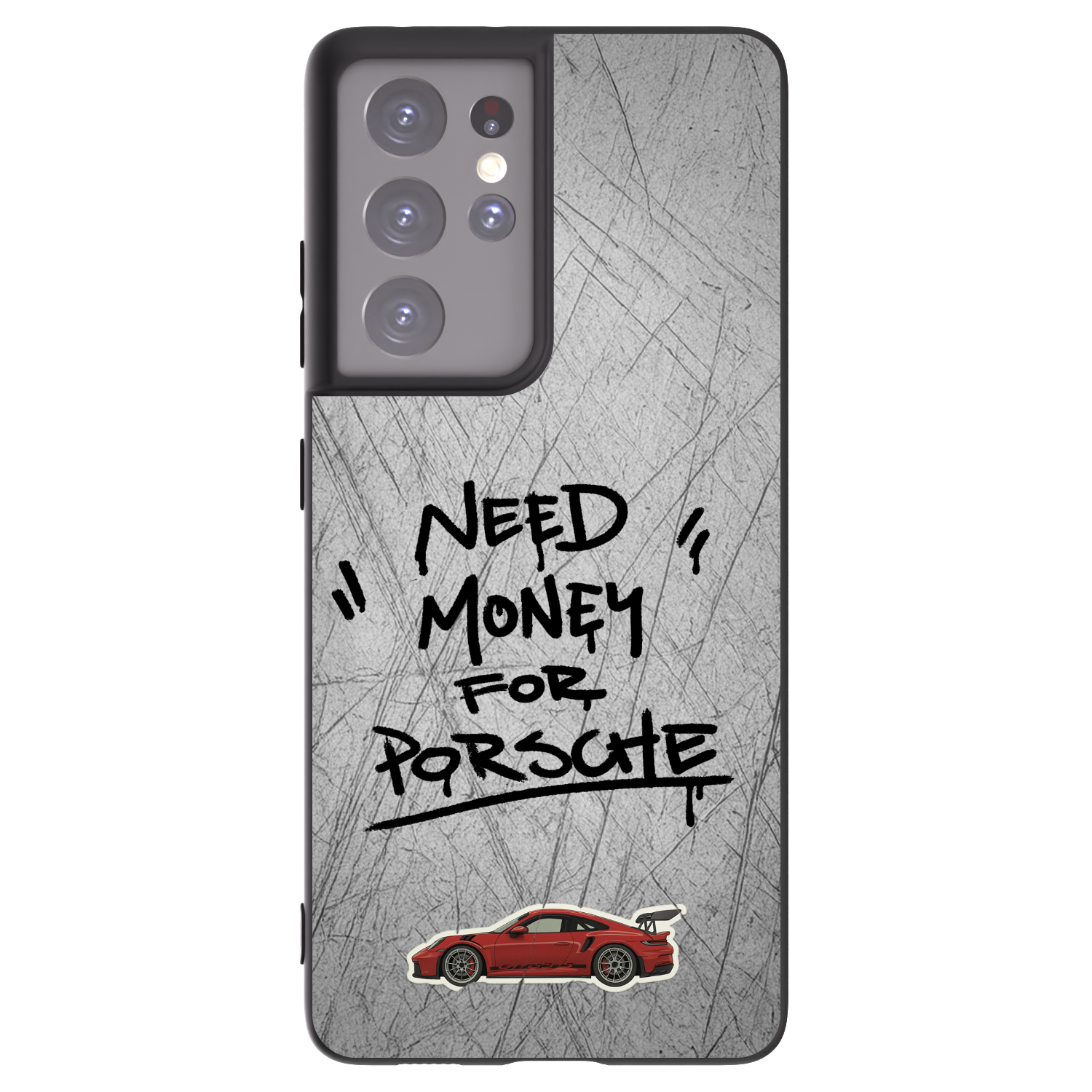 Picasee silikonowe czarne etui na Samsung Galaxy S21 Ultra 5G G998B - Grey Drift