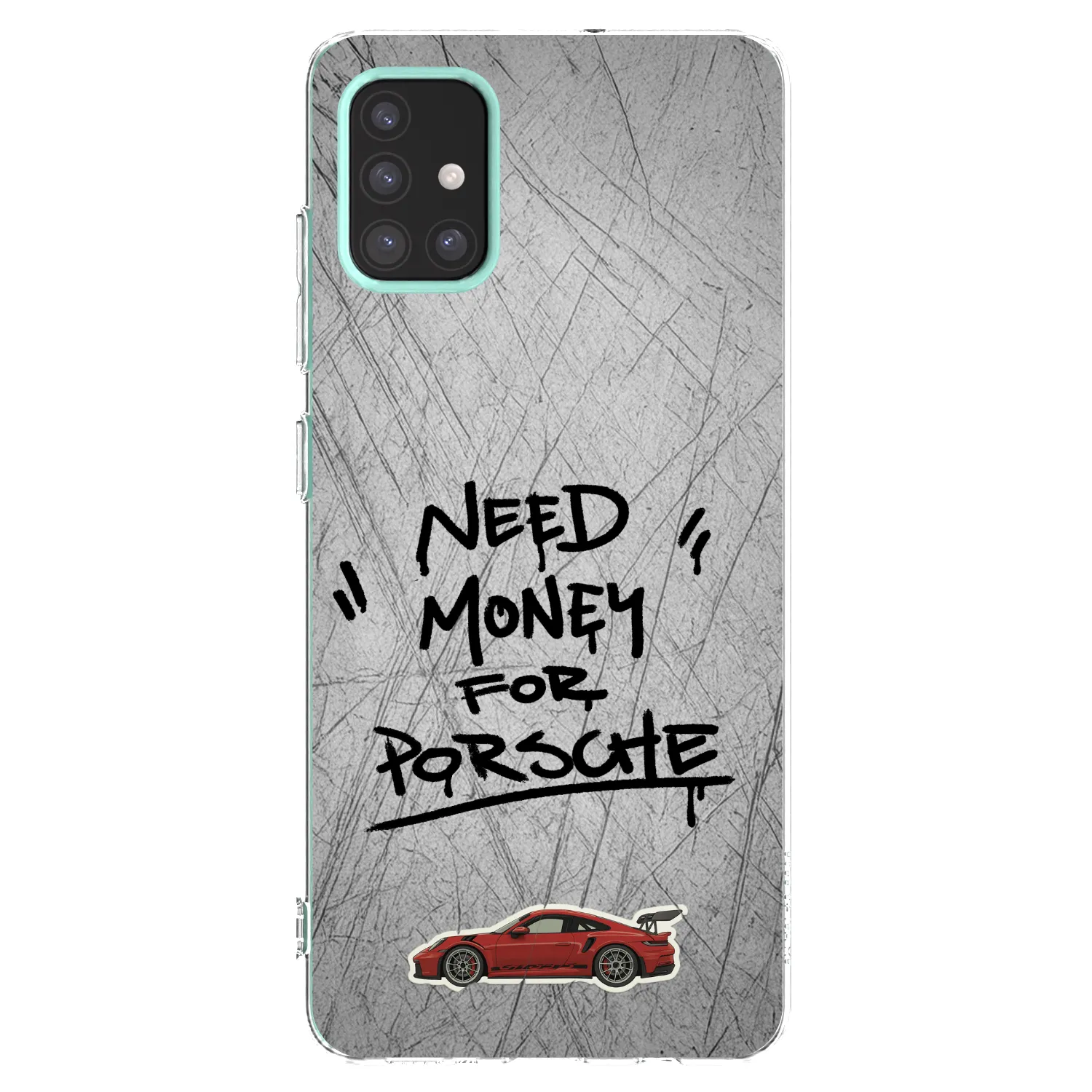 Picasee silikonowe przeźroczyste etui na Samsung Galaxy M31s - Grey Drift