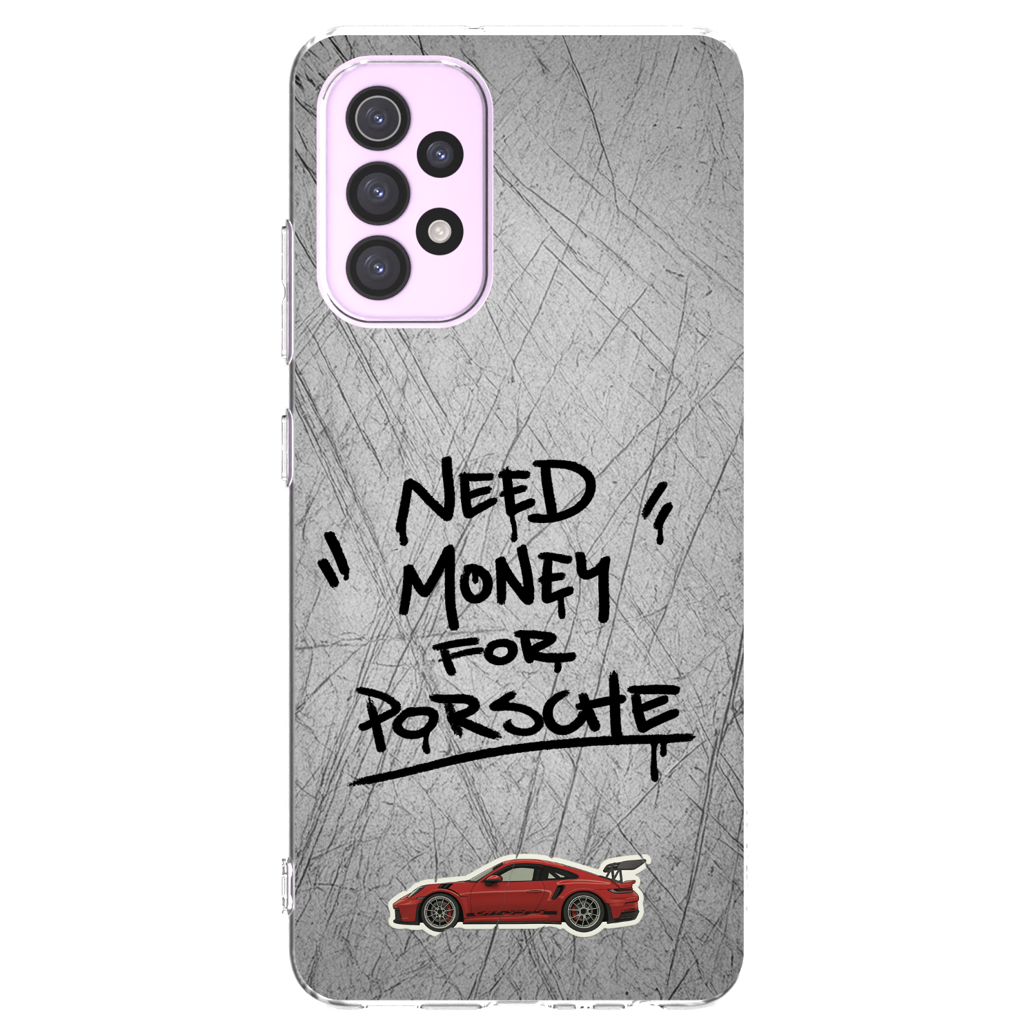 Picasee silikonowe przeźroczyste etui na Samsung Galaxy A32 5G A326B - Grey Drift