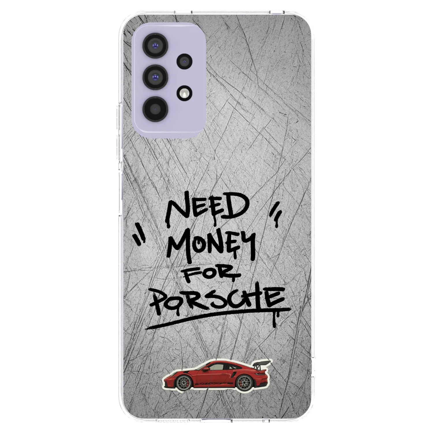 Picasee silikonowe przeźroczyste etui na Samsung Galaxy A32 4G SM-A325F - Grey Drift