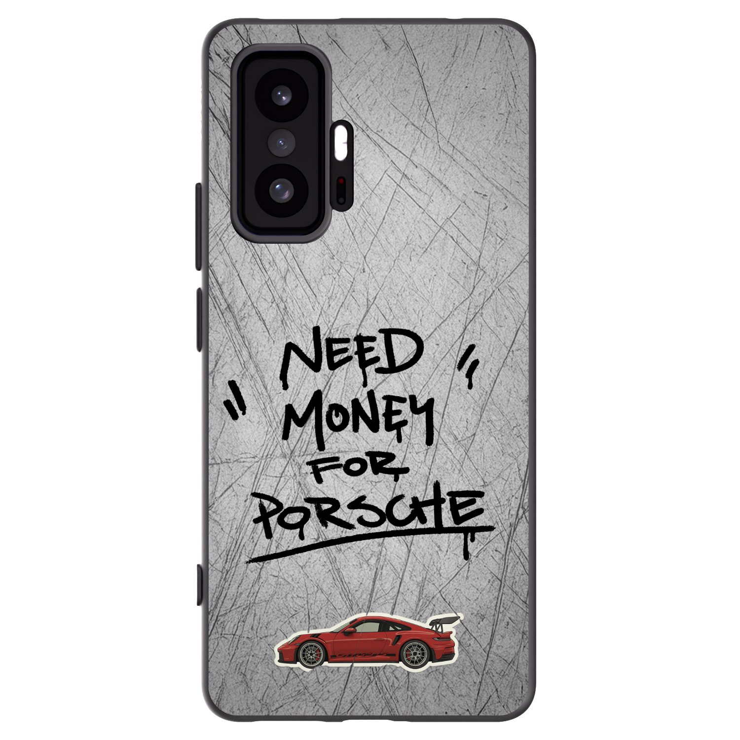 Picasee silikonowe czarne etui na Xiaomi 11T - Grey Drift