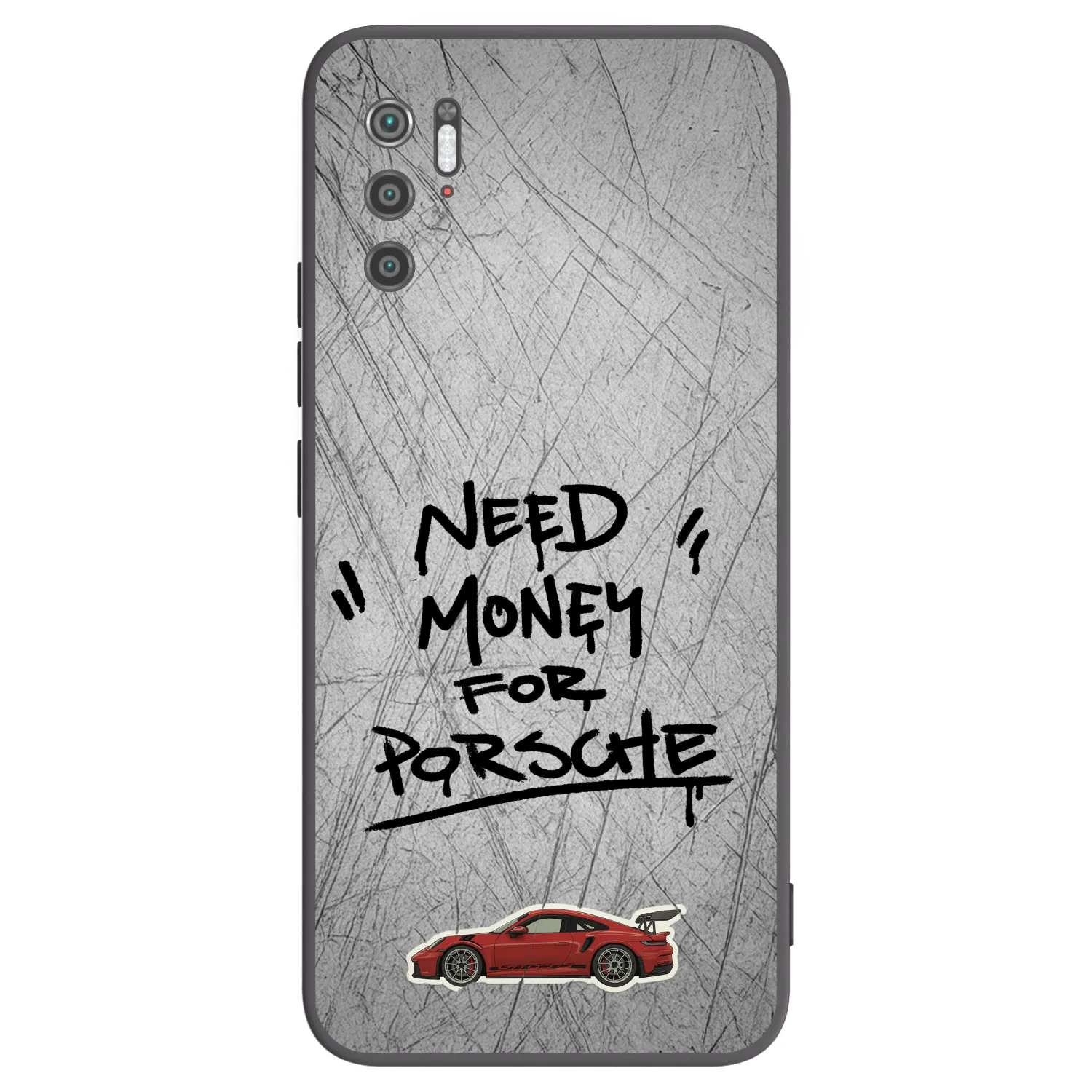 Picasee silikonowe czarne etui na Xiaomi Poco M3 Pro 5G - Grey Drift