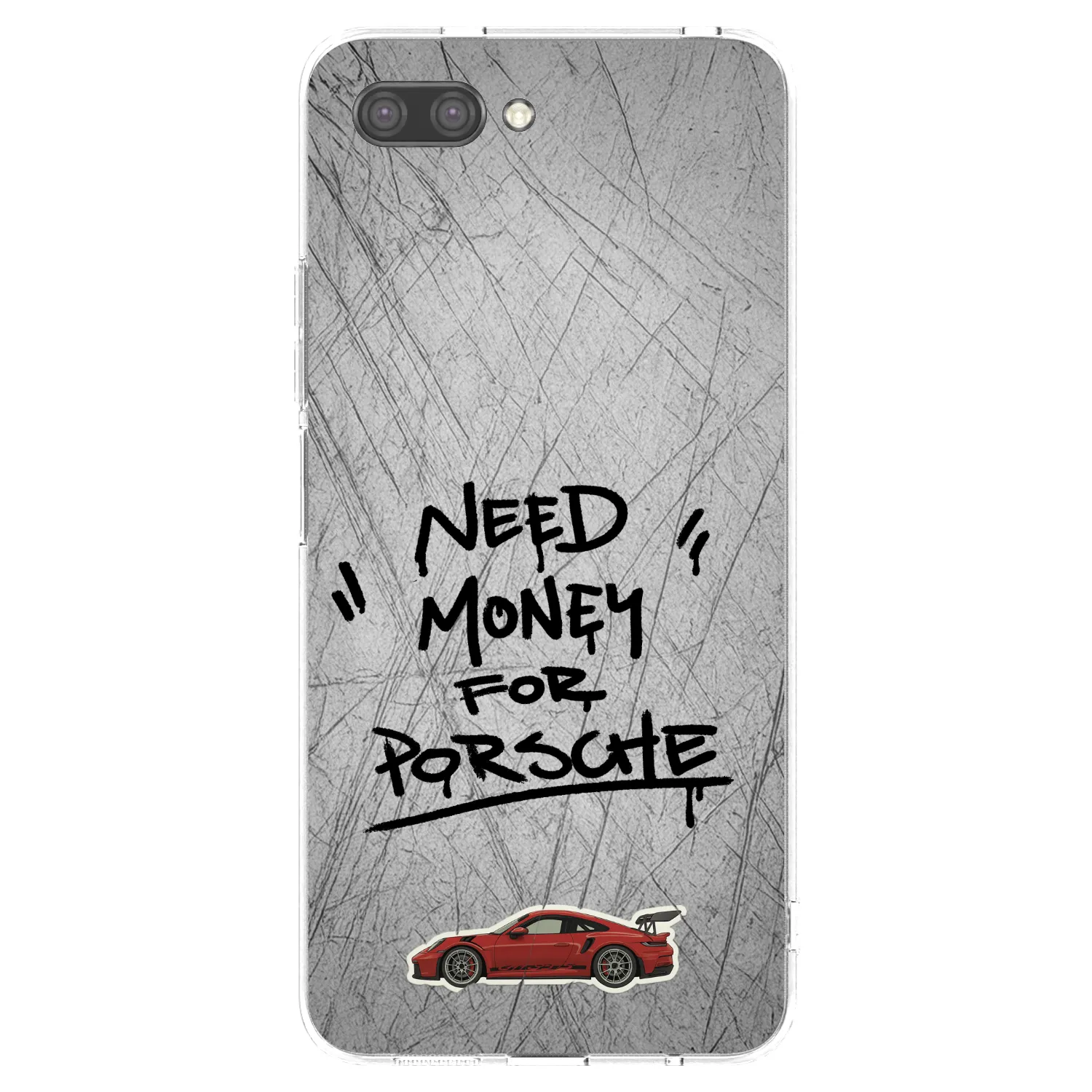 Picasee silikonowe przeźroczyste etui na Honor 10 - Grey Drift