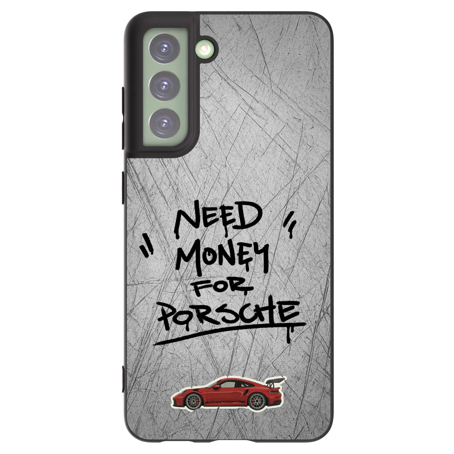 Picasee silikonowe czarne etui na Samsung Galaxy S21 FE 5G - Grey Drift