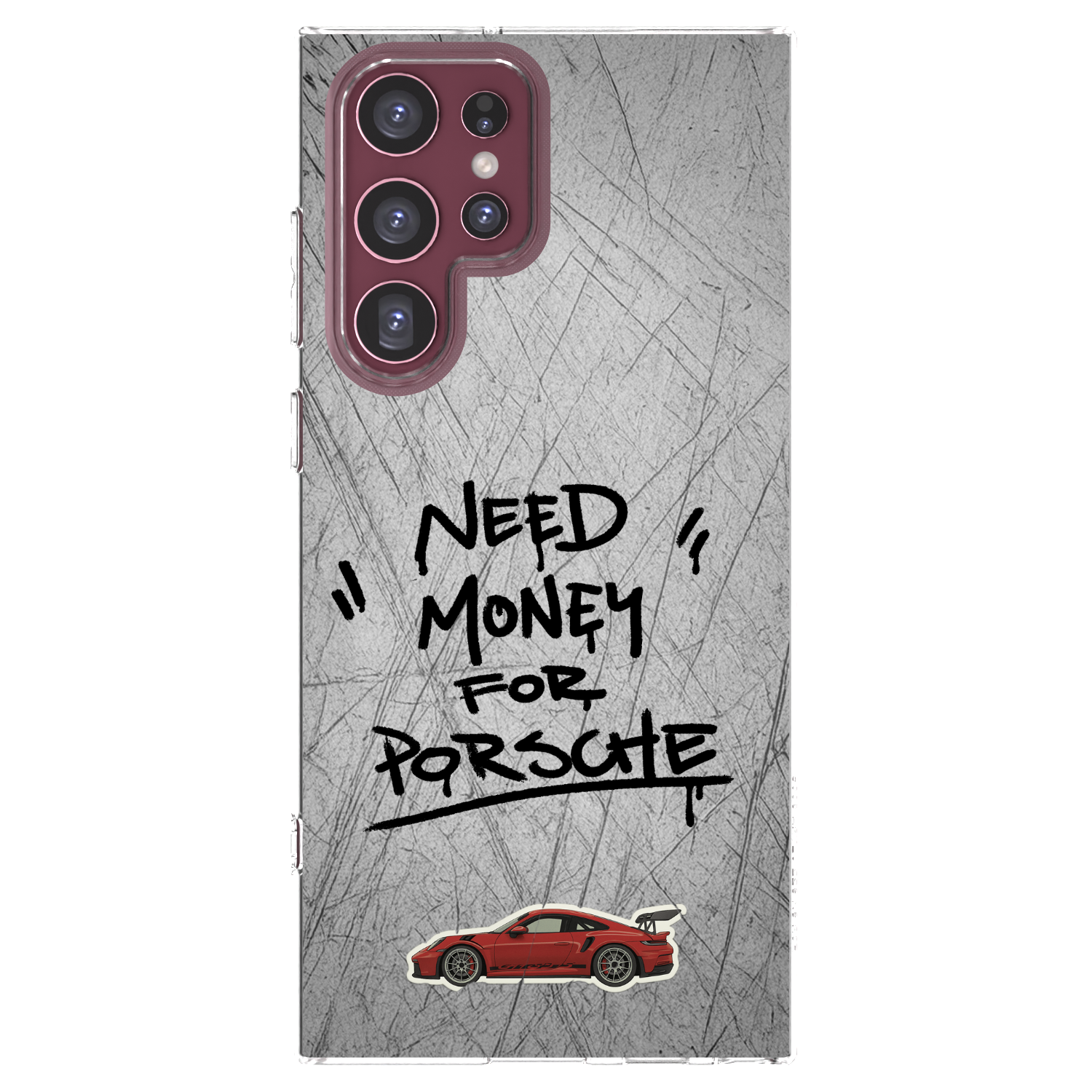 Picasee silikonowe przeźroczyste etui na Samsung Galaxy S22 Ultra 5G - Grey Drift