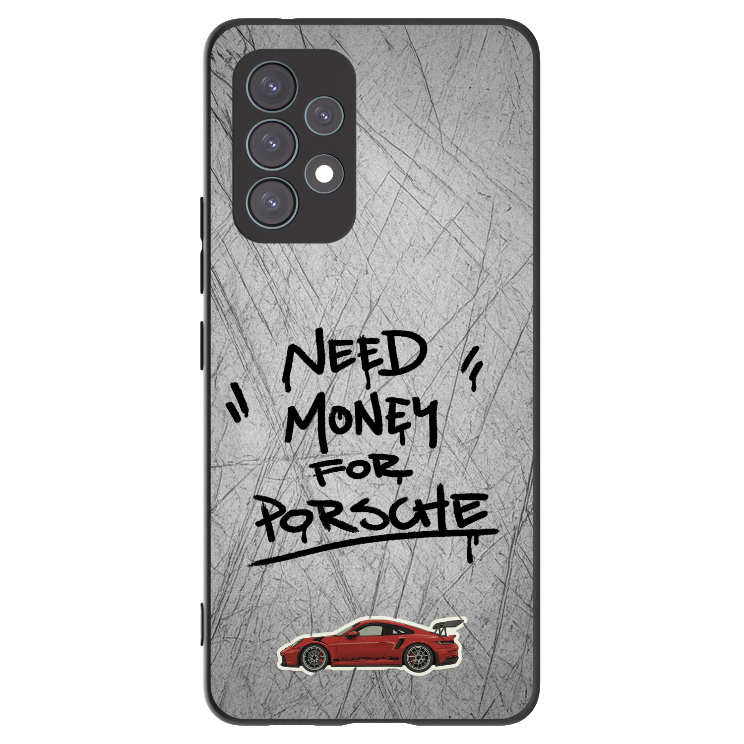 Picasee silikonowe czarne etui na Samsung Galaxy A53 5G A536 - Grey Drift