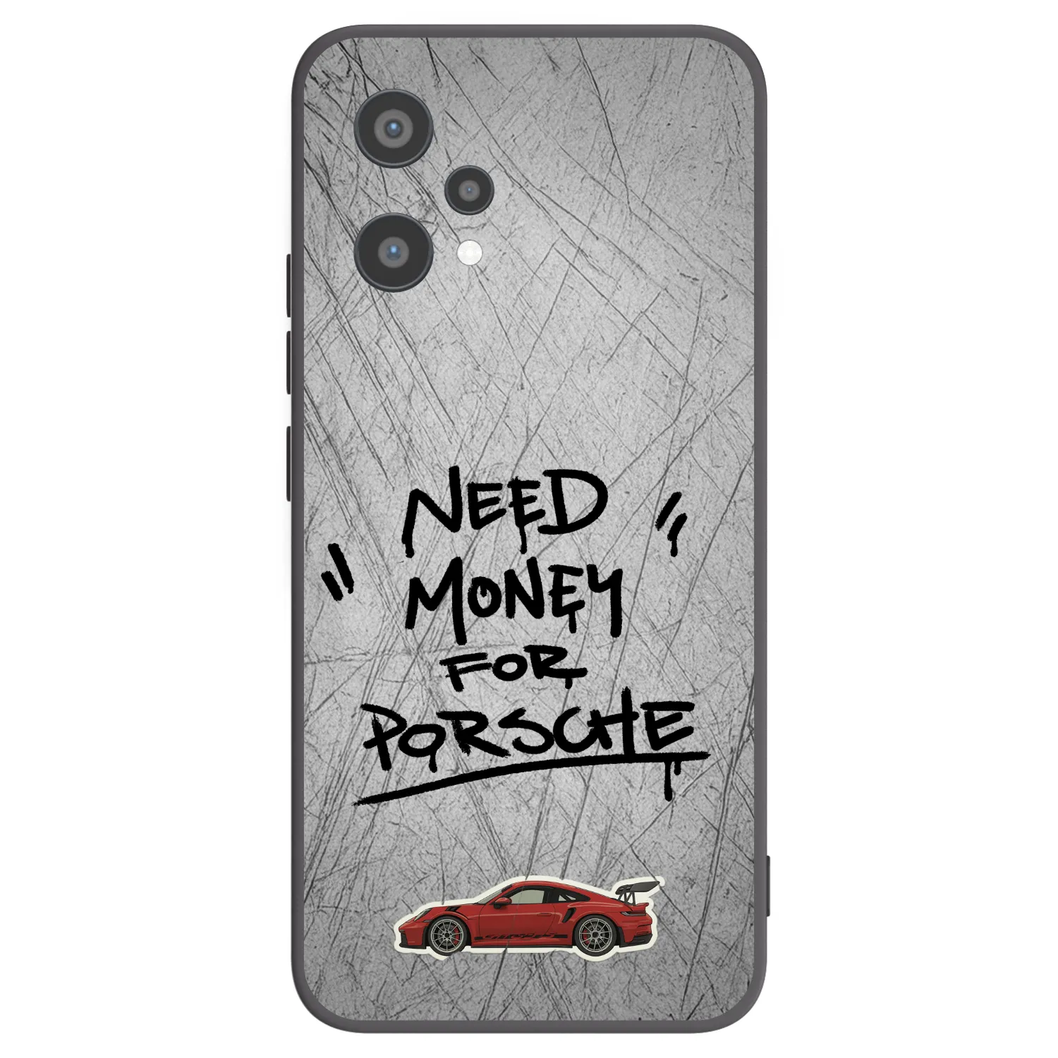Picasee silikonowe czarne etui na Realme 9 Pro 5G - Grey Drift