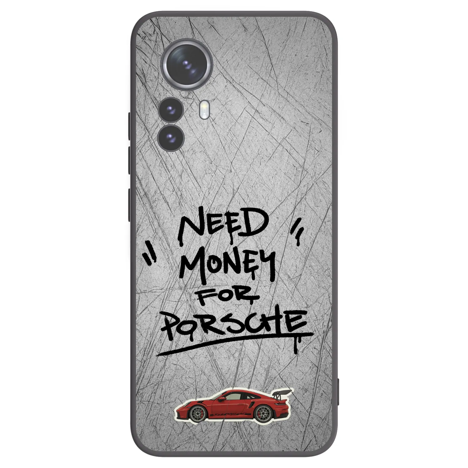 Picasee silikonowe czarne etui na Xiaomi 12 Pro - Grey Drift
