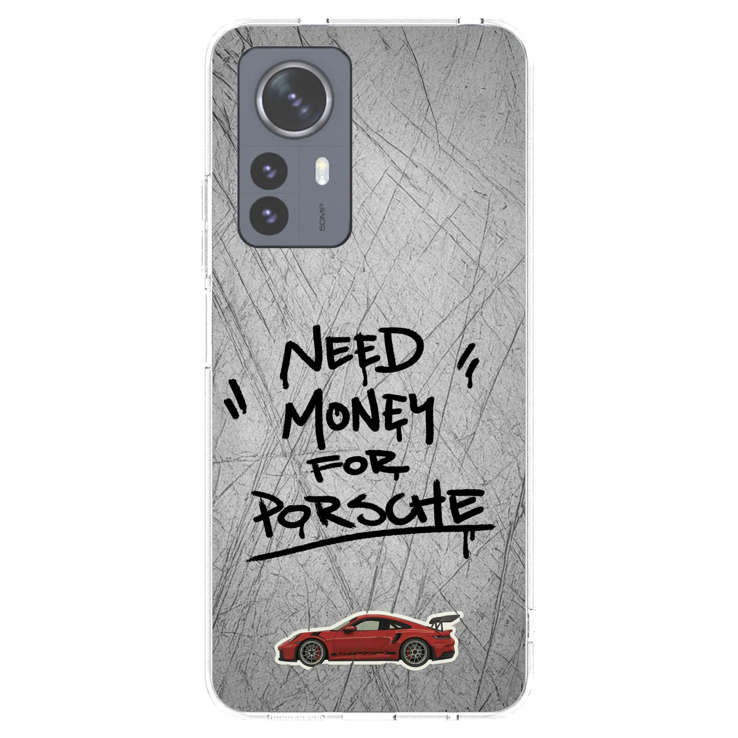 Picasee silikonowe przeźroczyste etui na Xiaomi 12 Pro - Grey Drift