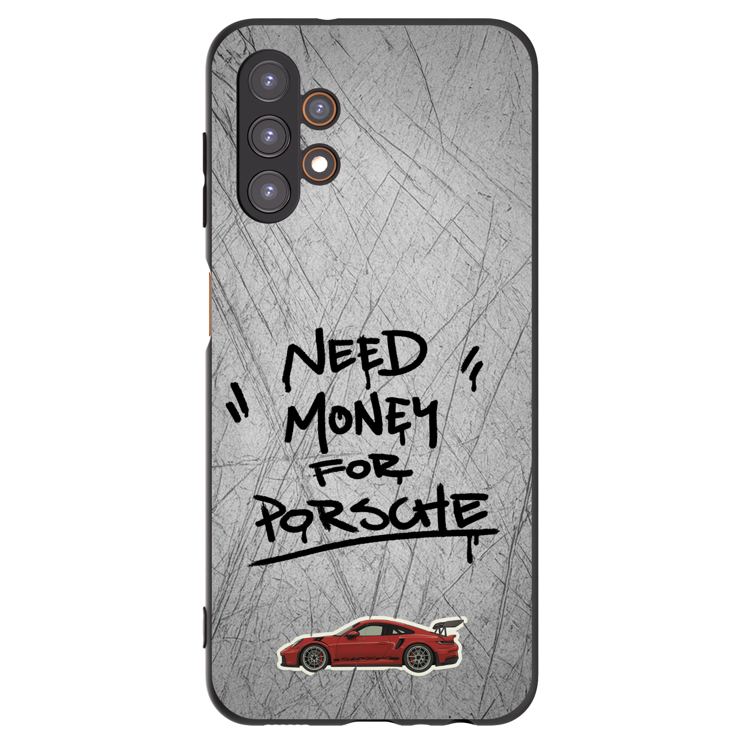 Picasee silikonowe czarne etui na Samsung Galaxy A13 4G A135 - Grey Drift