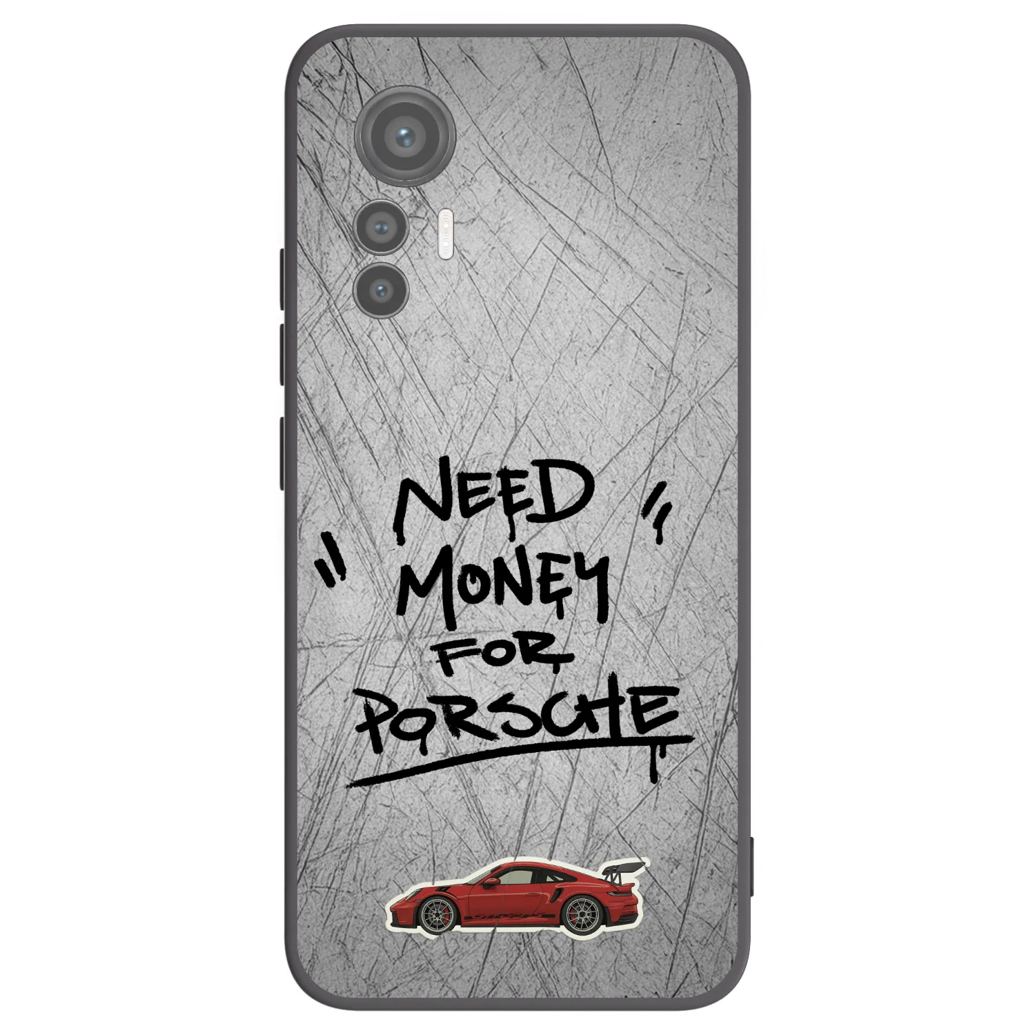 Picasee silikonowe czarne etui na Xiaomi 12 Lite - Grey Drift