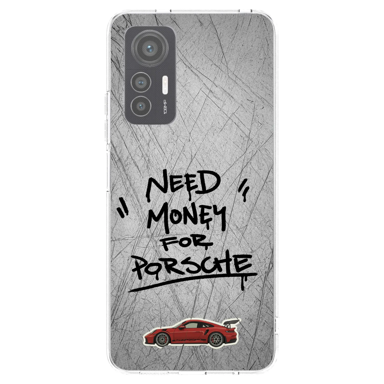 Picasee silikonowe przeźroczyste etui na Xiaomi 12 Lite - Grey Drift