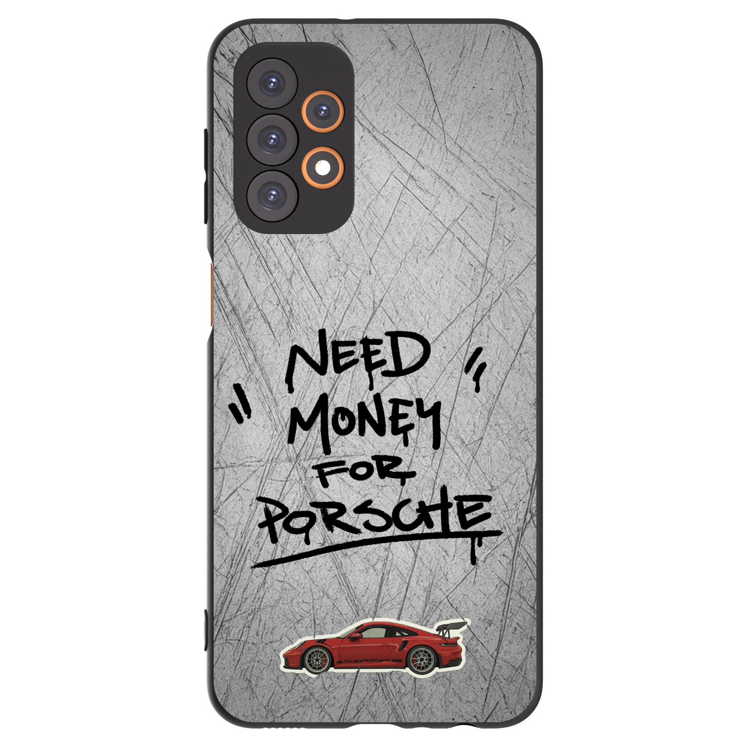 Picasee silikonowe czarne etui na Samsung Galaxy A23 A236B 5G - Grey Drift