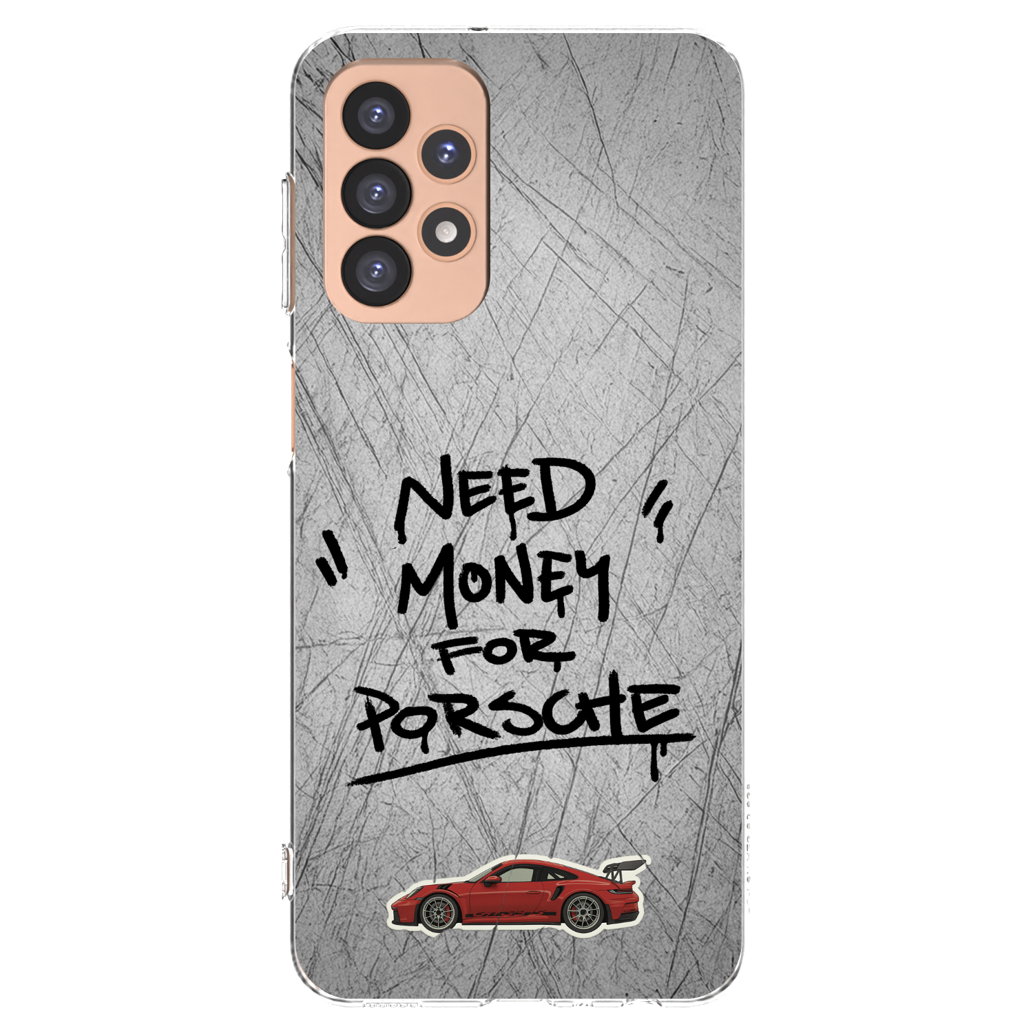 Picasee silikonowe przeźroczyste etui na Samsung Galaxy A23 A236B 5G - Grey Drift
