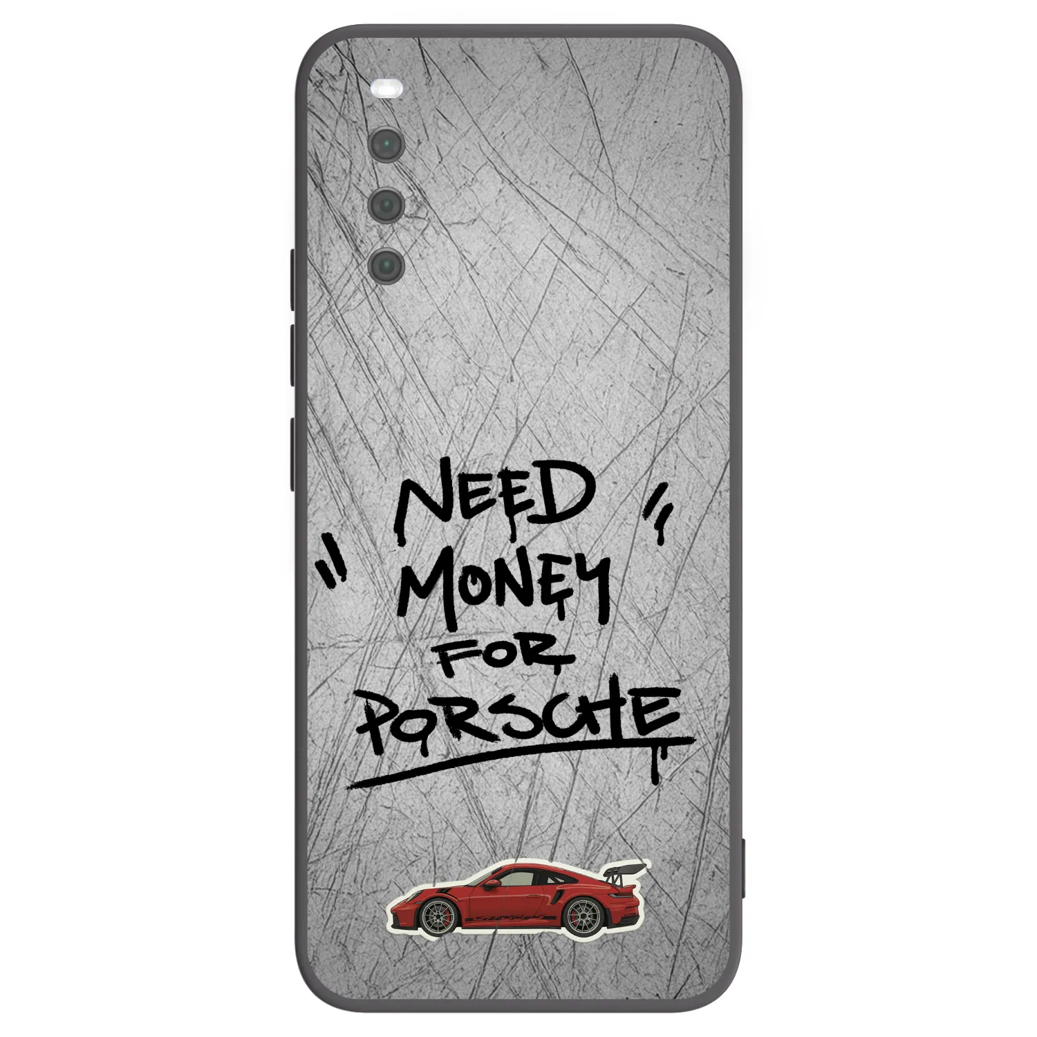 Picasee silikonowe czarne etui na Sony Xperia 10 III - Grey Drift