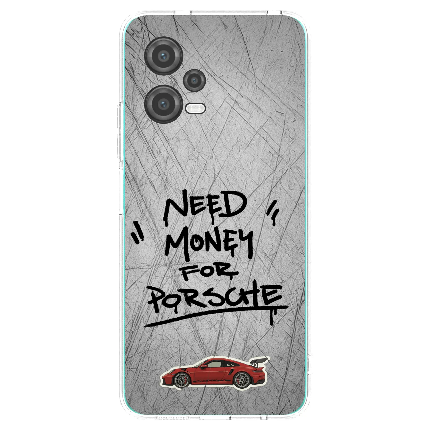 Picasee silikonowe przeźroczyste etui na Xiaomi Poco X5 - Grey Drift