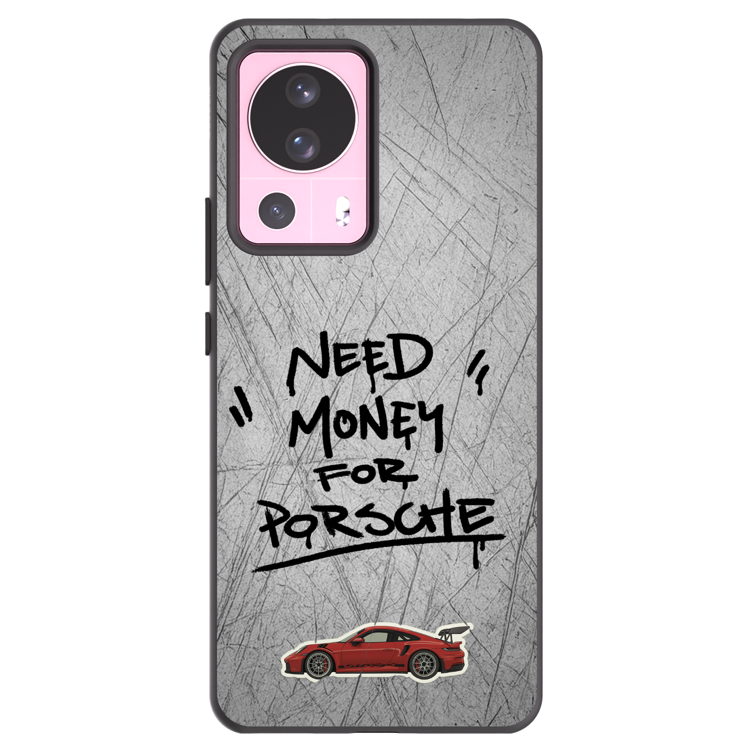 Picasee silikonowe czarne etui na Xiaomi 13 Lite - Grey Drift